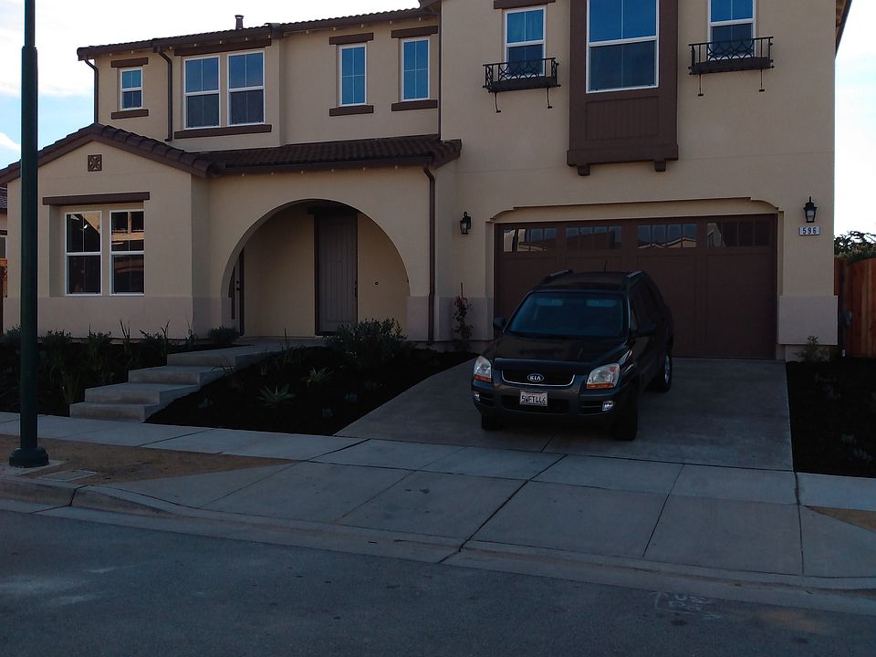 Two/three car garage, 
nice landscaping