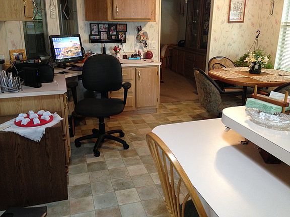 kitchen built in desk 