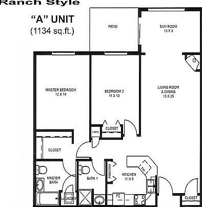 Ranch Floor Plan