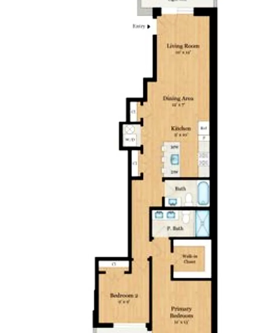 2 bed, 1030 sqft, $3,595 — Photo 1