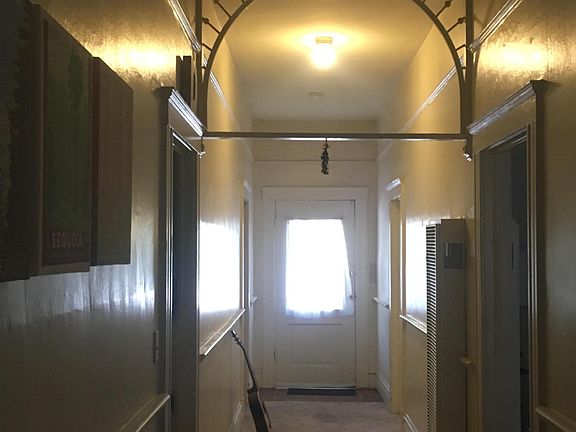 View from hall to front door.
