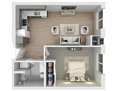 Floor plan A-4B