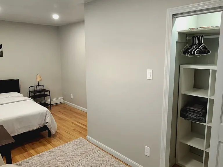 Spacious closet inside the room, perfect for keeping everything organized and within reach.