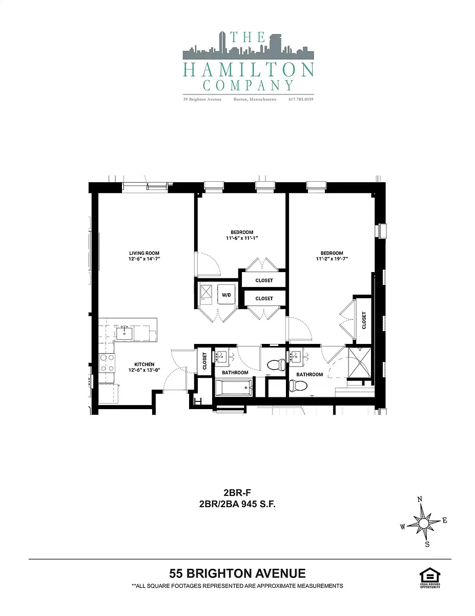 Floor plan 2BR-F