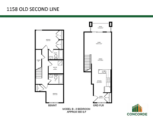 Floor plan Model B