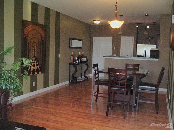 Dining room view to kitchen