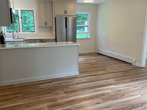 Kitchen from living area