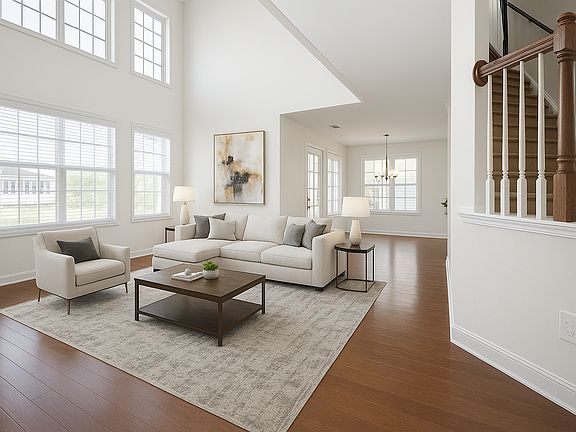 Great Room (Virtual staging has been used for illustrative the final wall looks)