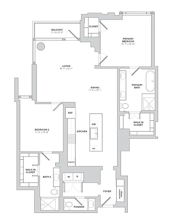 Floor plan B4 2X25