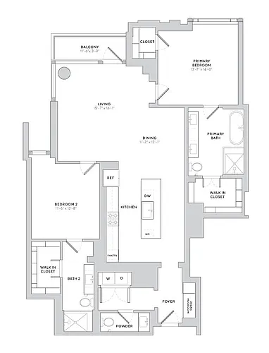 Floor plan B4 2X25