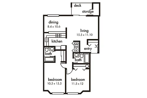 Floor plan 2X2