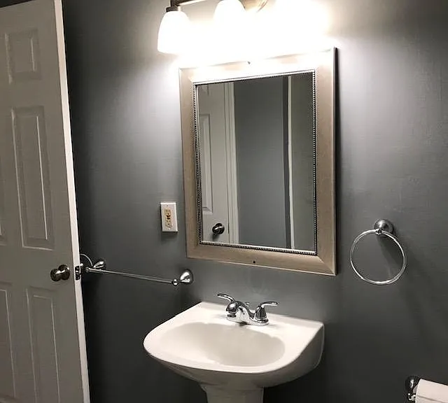 New bathroom sink.