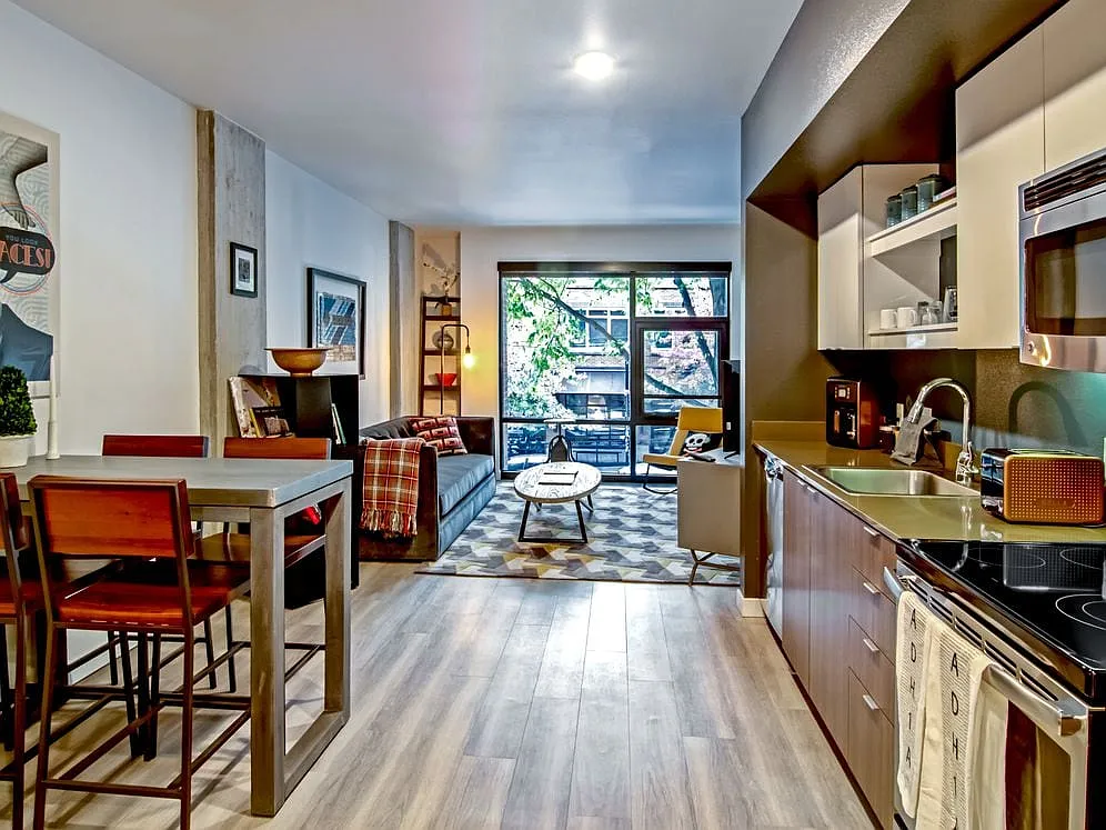 Kitchen and Dining Room - AVA Capitol Hill