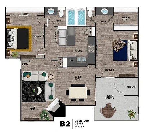 Floor plan B2