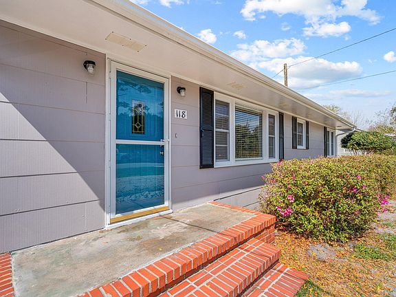 Front door with landing.