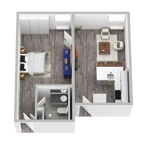 Floor plan 1 Bedroom