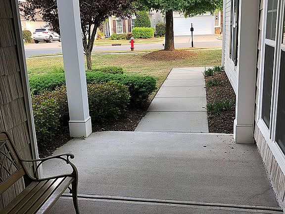 Look out the front door