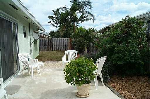 Very Private Rear Patio