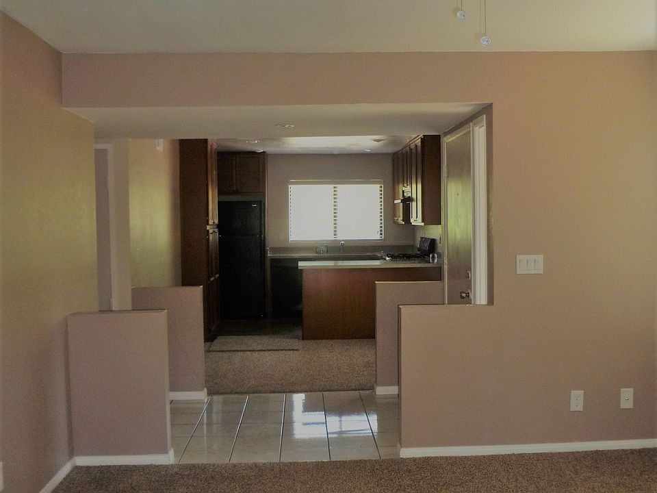 View from living to dining and kitchen