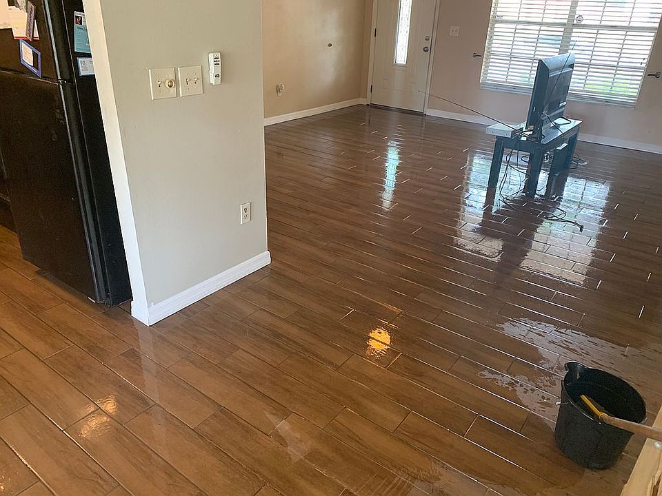 Ceramic "hard wood" floors