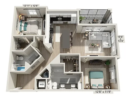 Floor plan B3