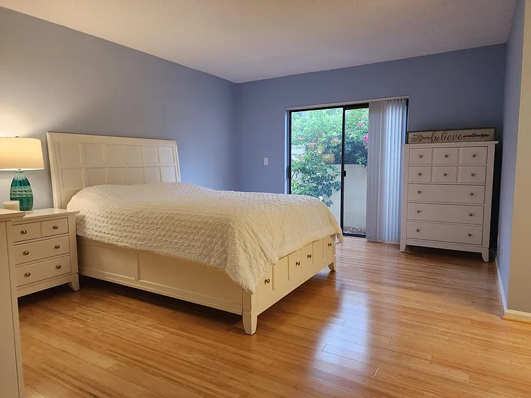 Spacious primary bedroom