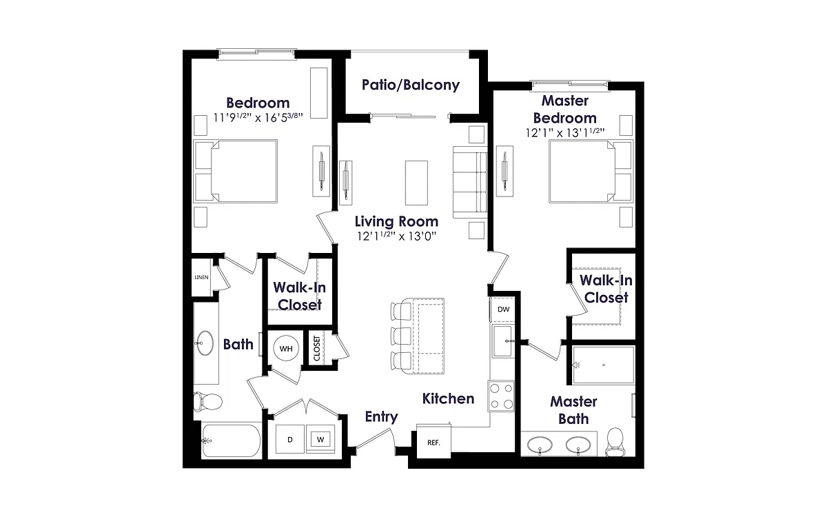 Floor plan B3