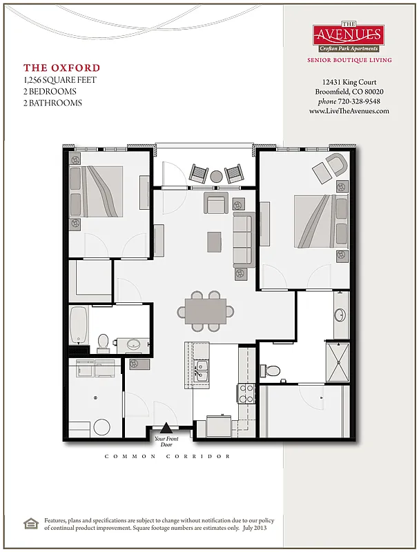 Floor plan The Oxford