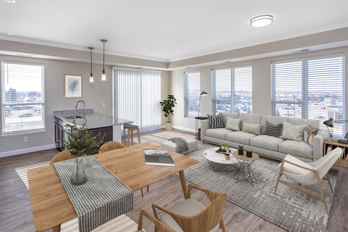 Spacious living areas with lots of natural light!