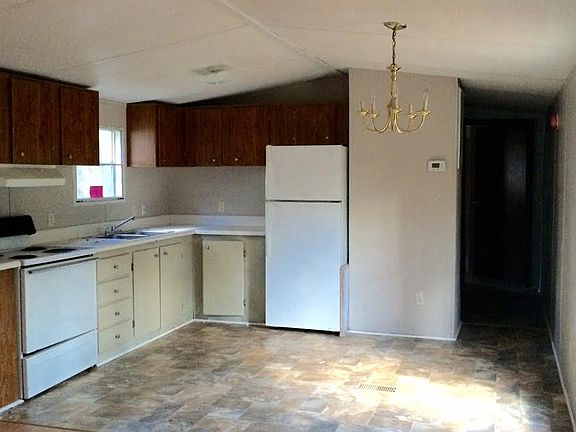 Kitchen, with new flooring