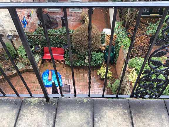 Balcony outside the master bedroom.