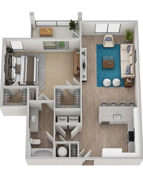 Floor plan The Redbud