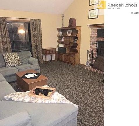 Side view looking onto sliding glass door