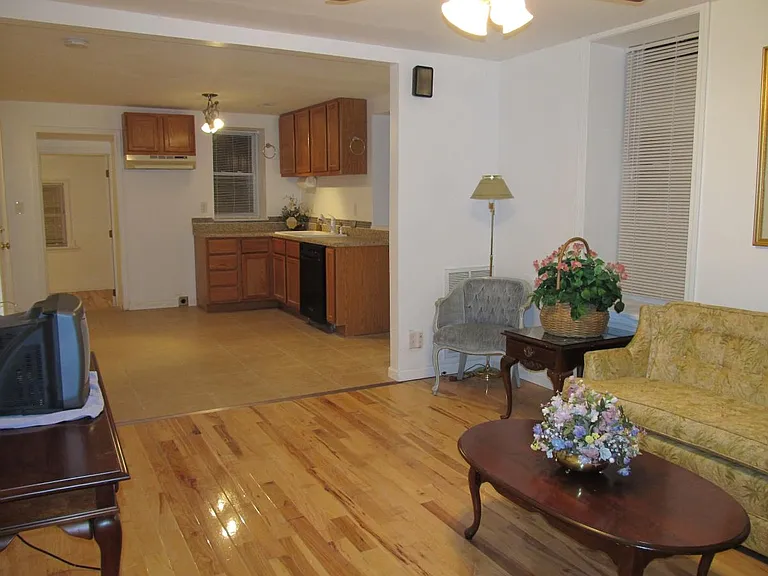 View of Kitchen & Living Rooms