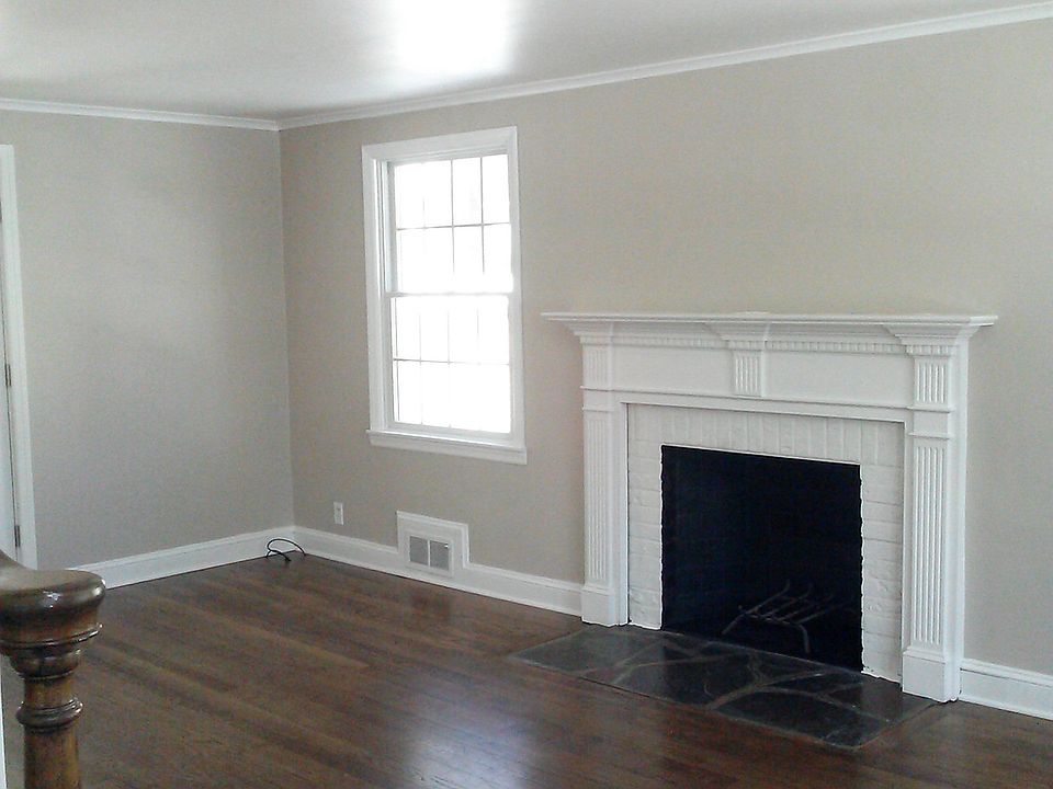 Lovely Living Room with wood burning fireplace