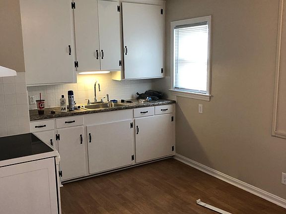 Kitchen with dining area.