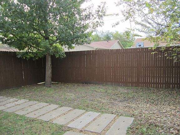 Private backyard