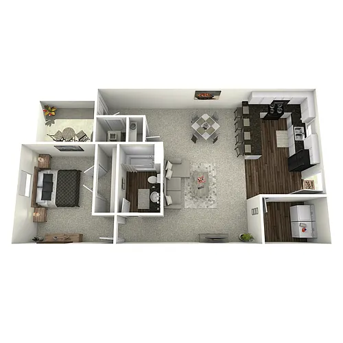 Floor plan 1 Bedroom