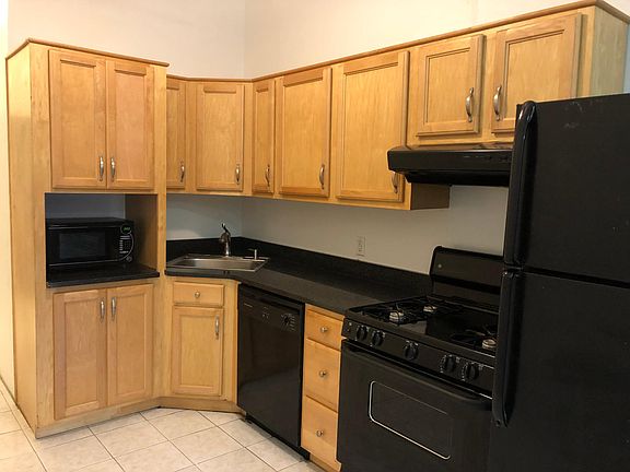 Kitchen with granite countertops