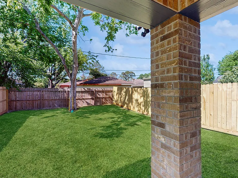 Unit A backyard