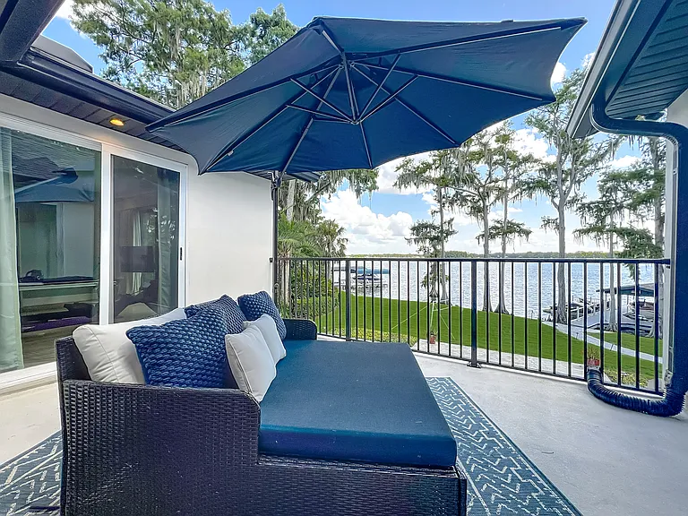 Balcony shared between Master BR1 & 2 (upstairs)