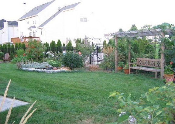 Backyard arbor