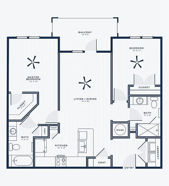 Floor plan The Captain