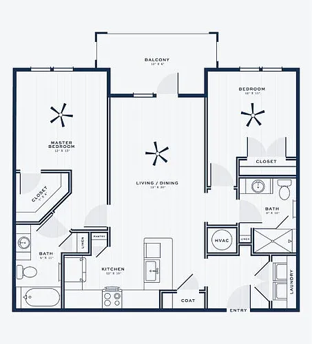 Floor plan The Captain