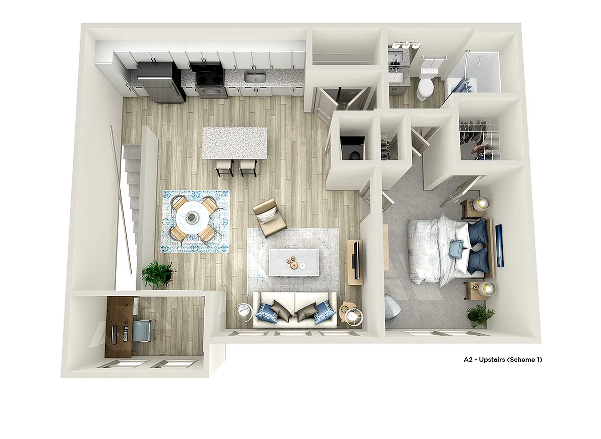 Floor plan A2U