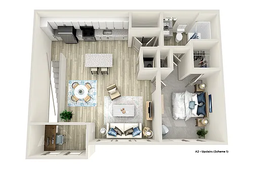 Floor plan A2U