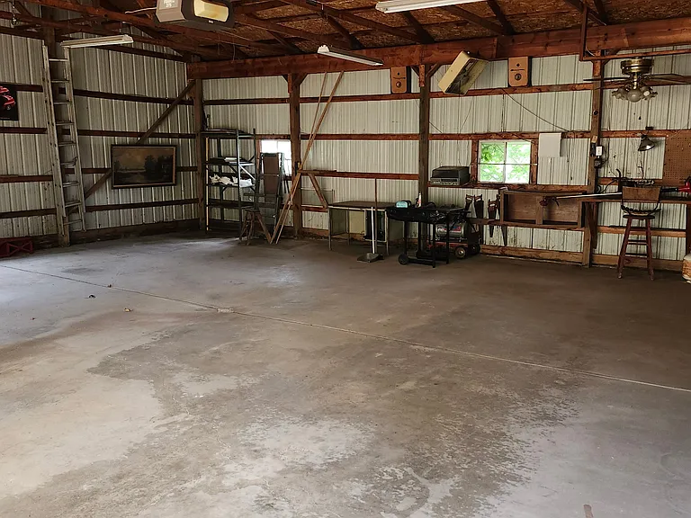 4-car garage interior