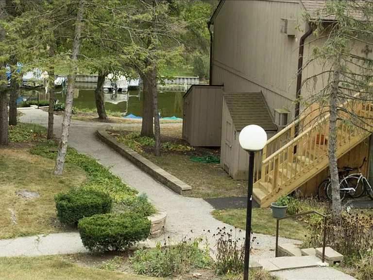 View from upstairs sliding glass doors