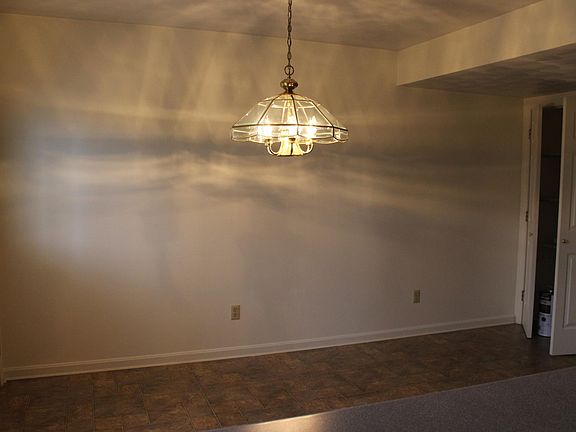 Dining room and outside back door to private patio.