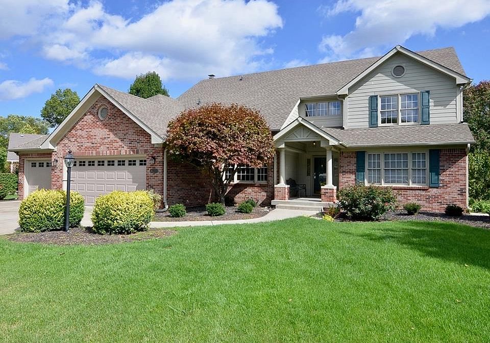 Custom home with a finished 3-car garage on oversized parklike lot in Avian Glen in Carmel. Hardiplank siding replaced in 2007 and has 50 year transferrable warranty.
